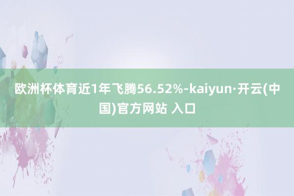 欧洲杯体育近1年飞腾56.52%-kaiyun·开云(中国)官方网站 入口
